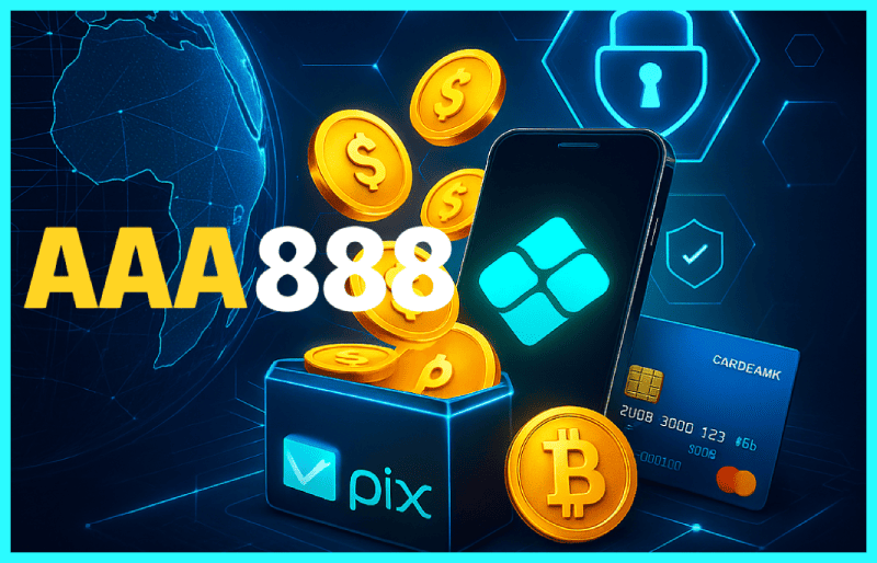 Passo a passo de instalação do AAA888 app.